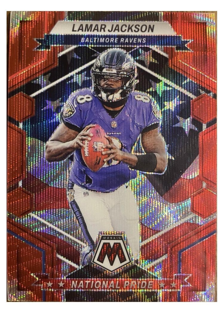 2023 Panini Mosaic Base Set Lamar Jackson #260 card