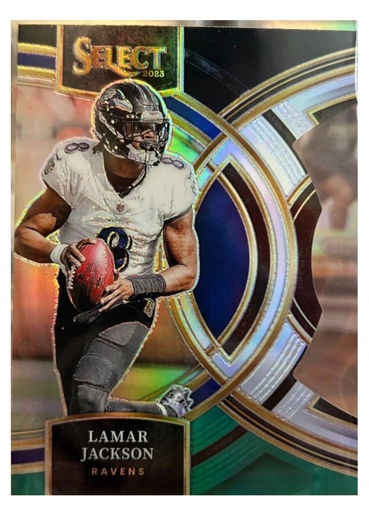 2023 Panini Select Base Set Lamar Jackson #190 card