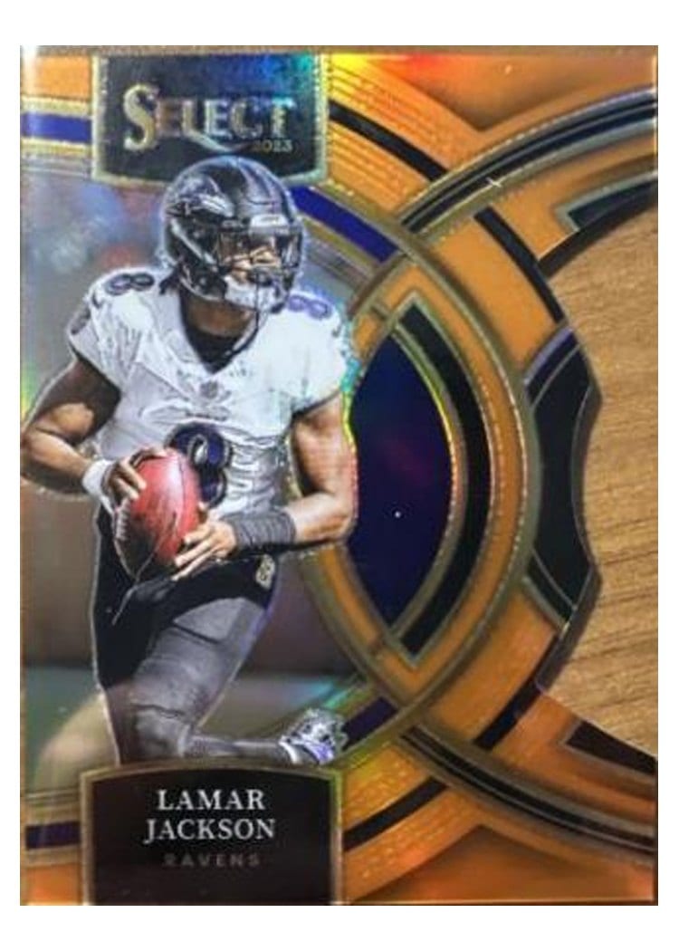 2023 Panini Select Base Set Lamar Jackson #190 card