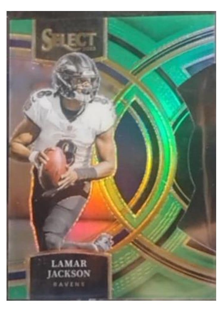 2023 Panini Select Base Set Lamar Jackson #190 card