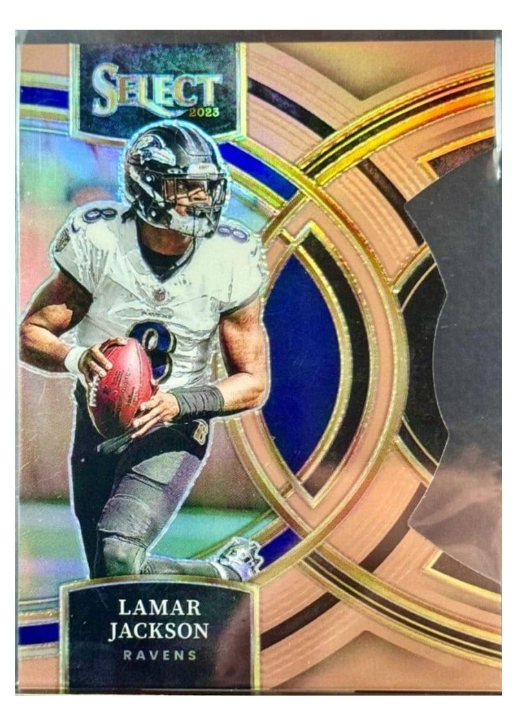 2023 Panini Select Base Set Lamar Jackson #190 card