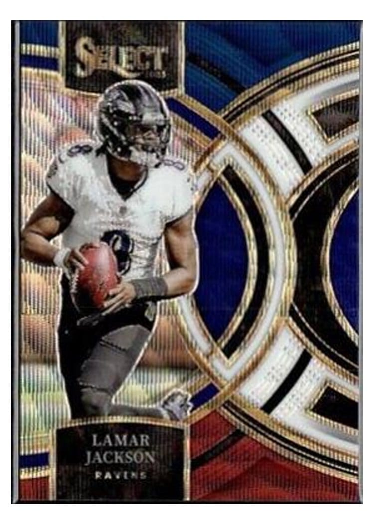 2023 Panini Select Base Set Lamar Jackson #190 card