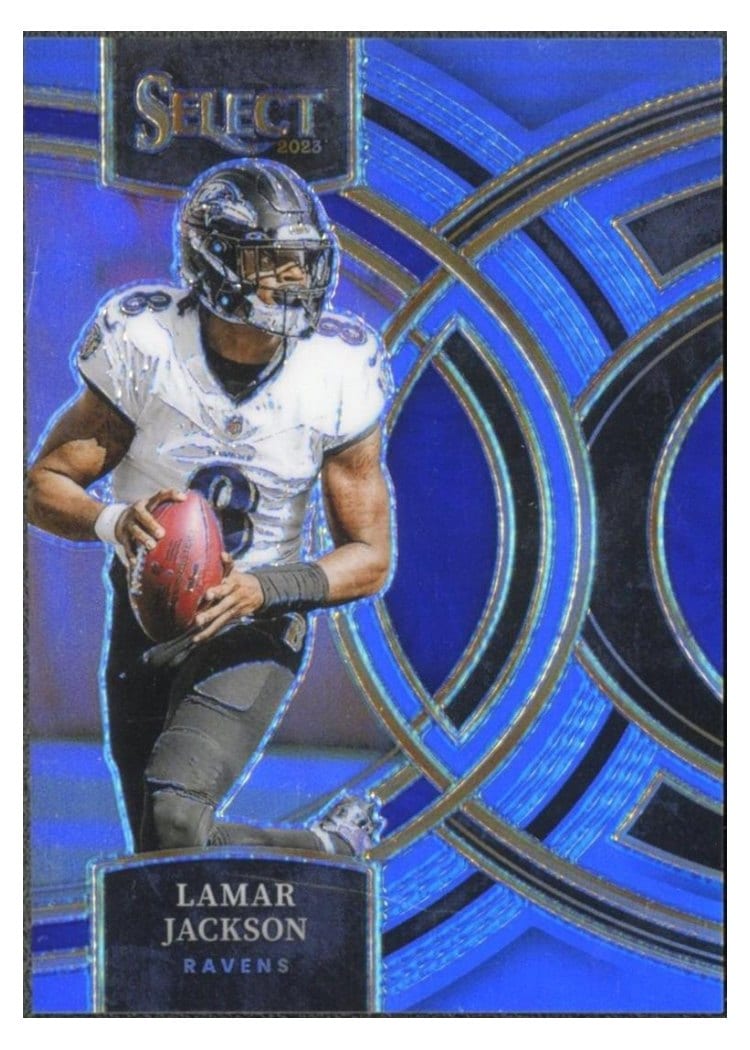 2023 Panini Select Base Set Lamar Jackson #190 card