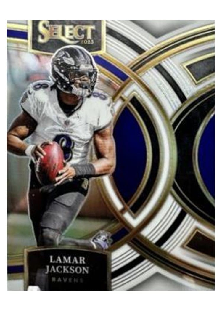2023 Panini Select Base Set Lamar Jackson #190 card