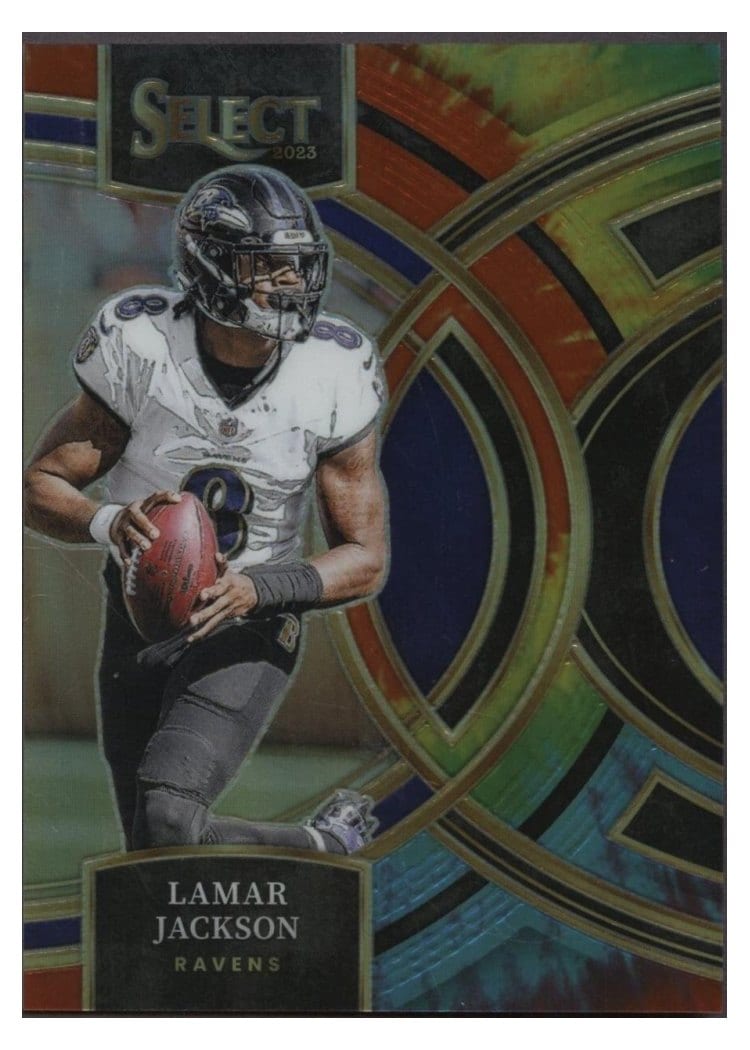 2023 Panini Select Base Set Lamar Jackson #190 card
