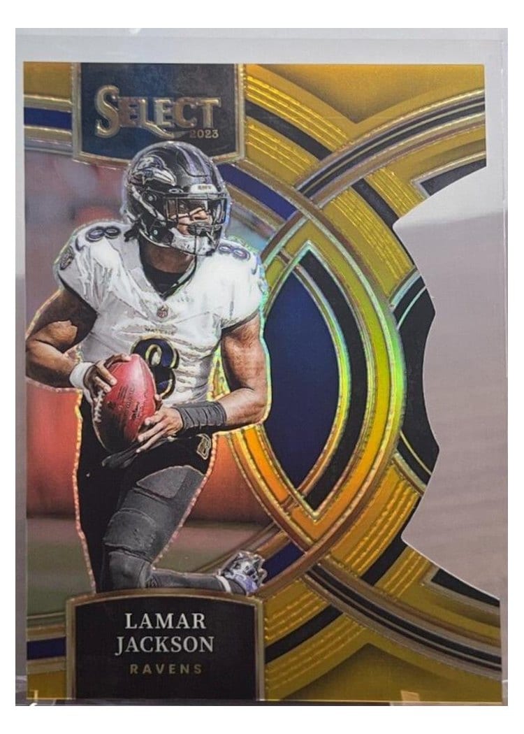 2023 Panini Select Base Set Lamar Jackson #190 card