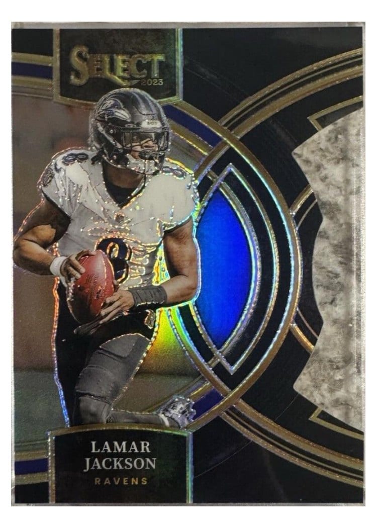 2023 Panini Select Base Set Lamar Jackson #190 card