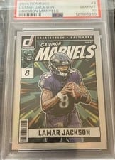 2024 Donruss Gridiron Marvels Lamar Jackson #3 card