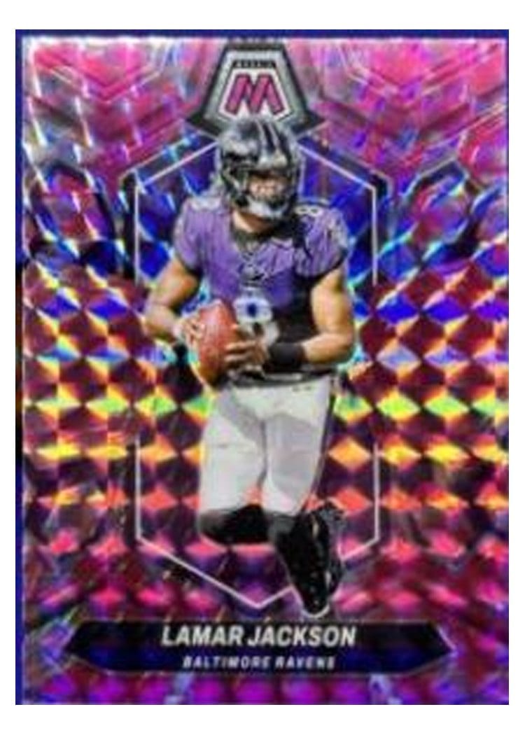 2024 Panini Mosaic Base Set Lamar Jackson #15 card