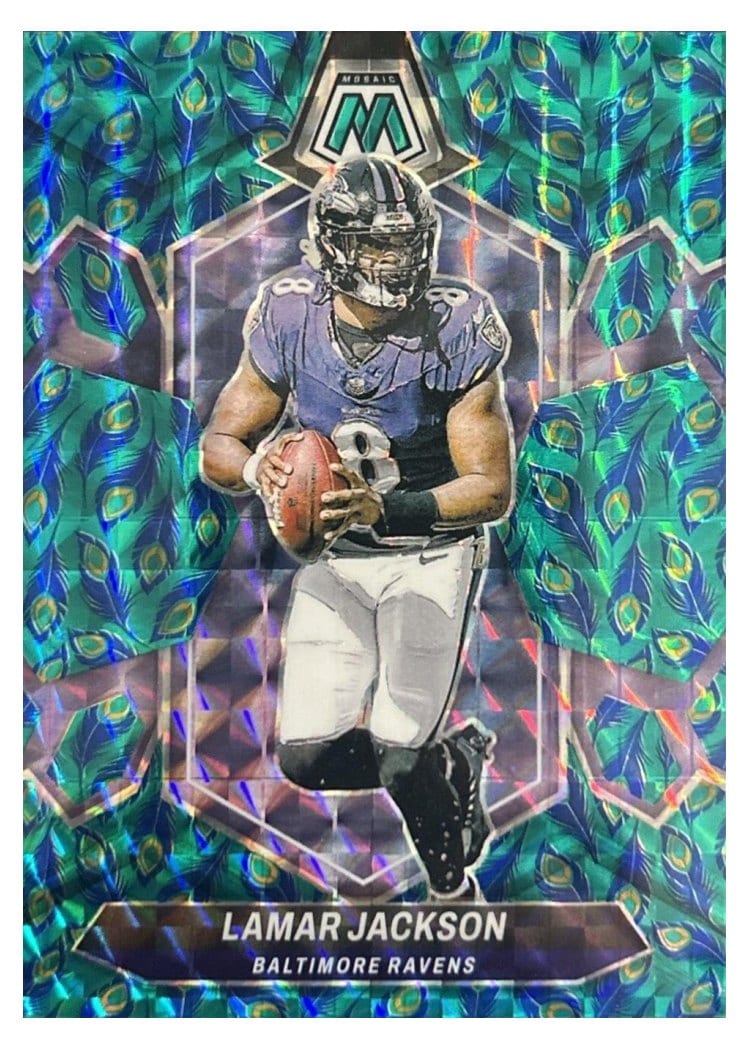 2024 Panini Mosaic Base Set Lamar Jackson #15 card
