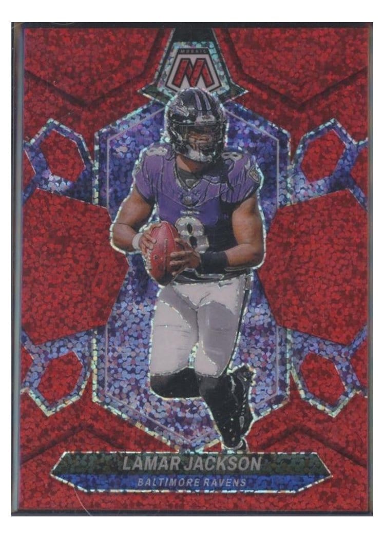 2024 Panini Mosaic Base Set Lamar Jackson #15 card