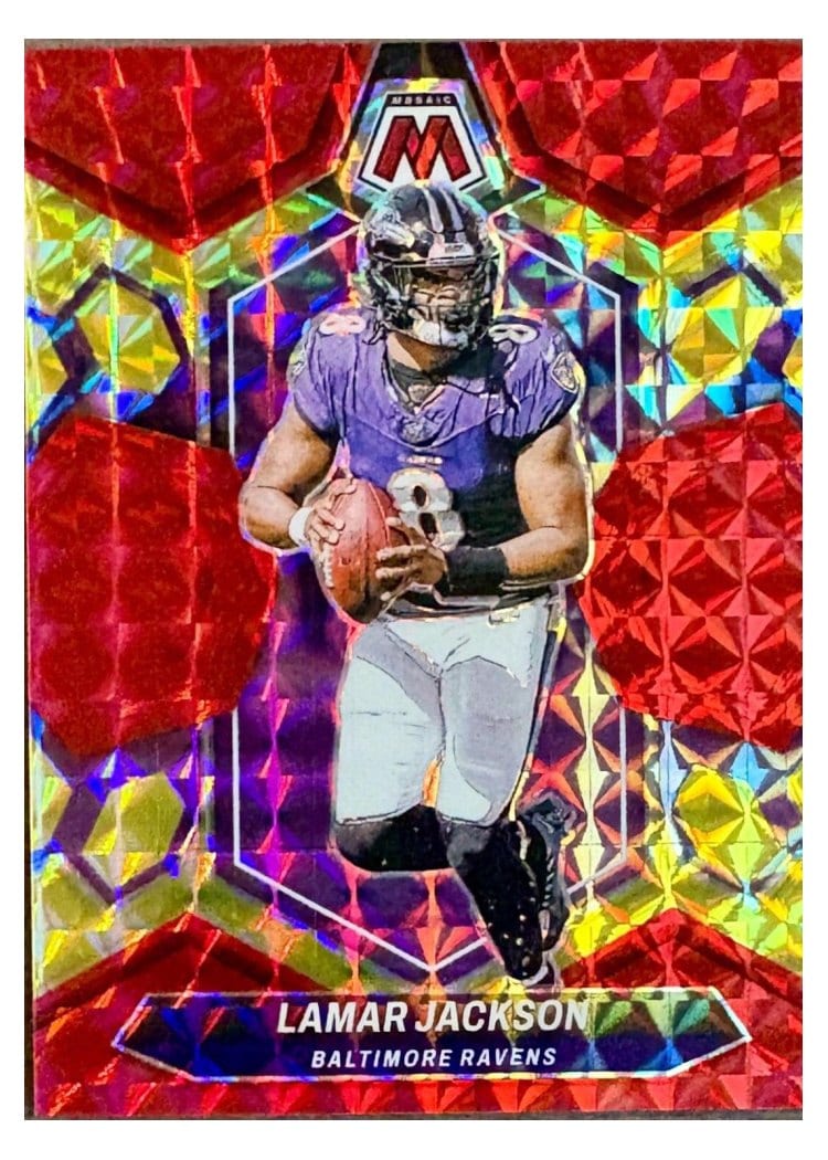 2024 Panini Mosaic Base Set Lamar Jackson #15 card