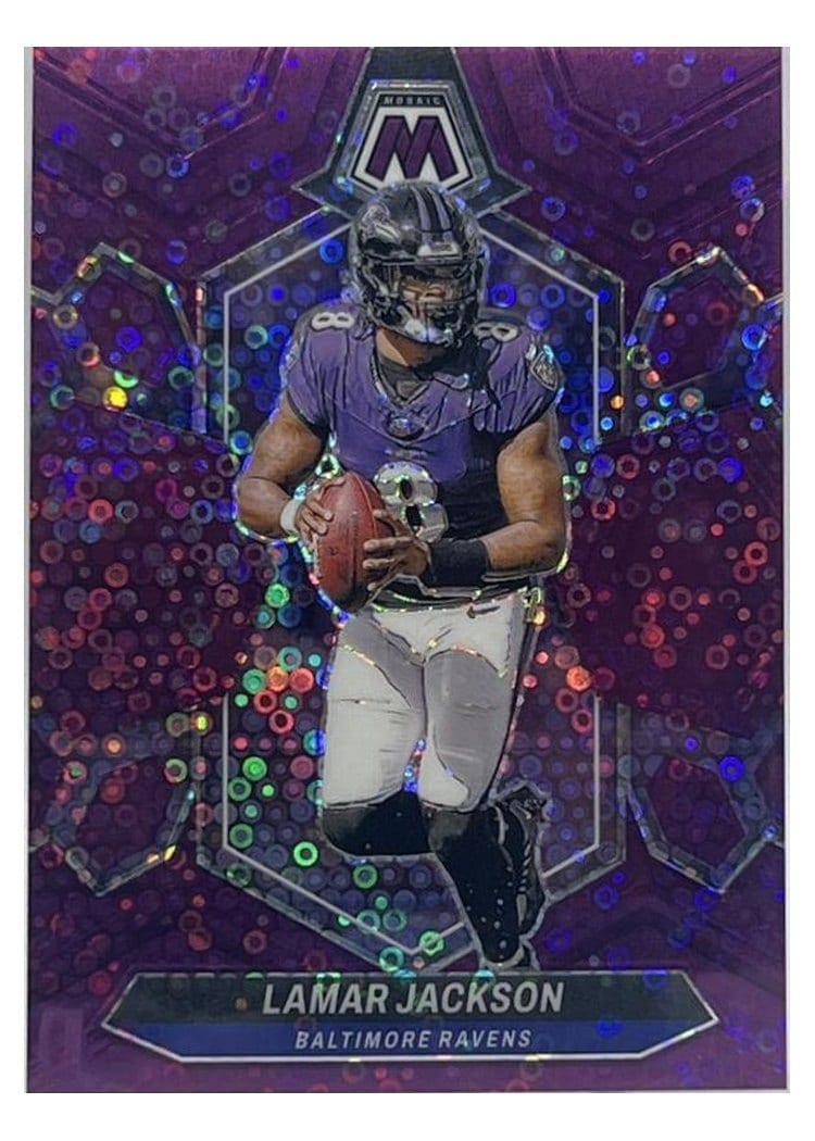 2024 Panini Mosaic Base Set Lamar Jackson #15 card