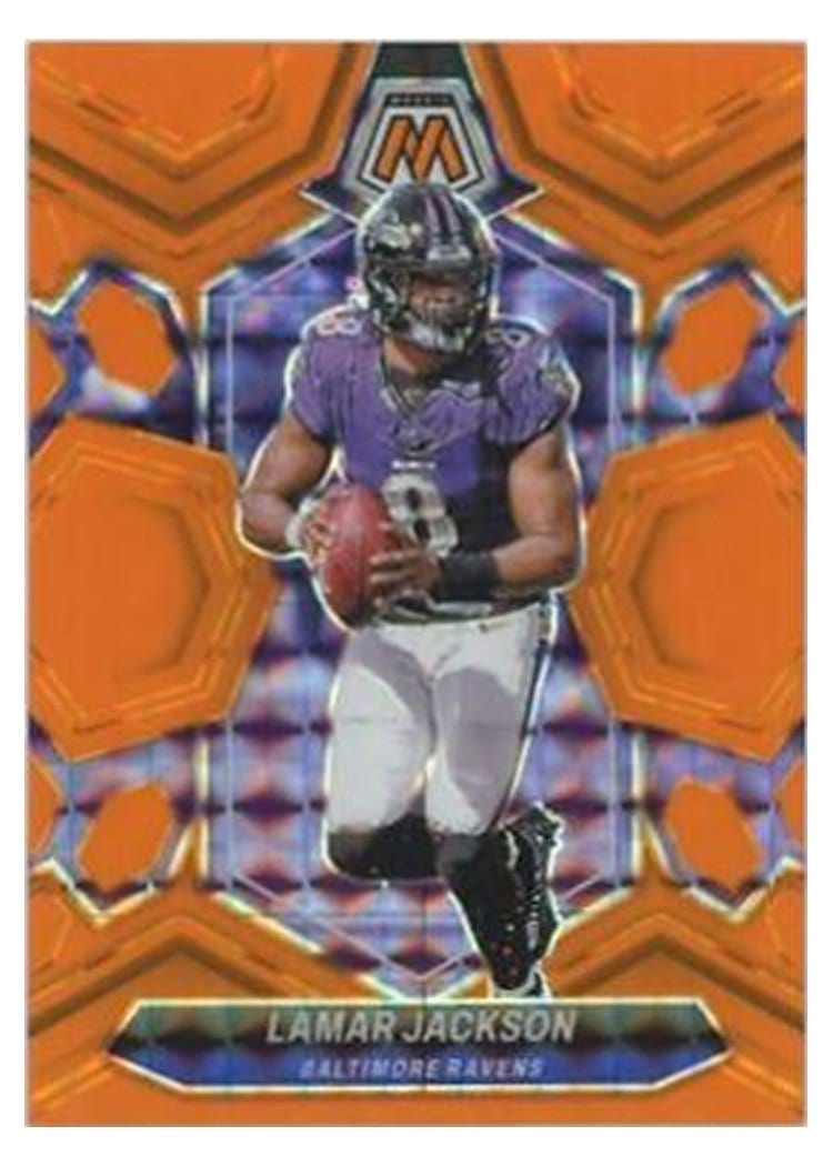 2024 Panini Mosaic Base Set Lamar Jackson #15 card