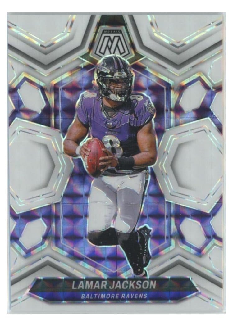 2024 Panini Mosaic Base Set Lamar Jackson #15 card