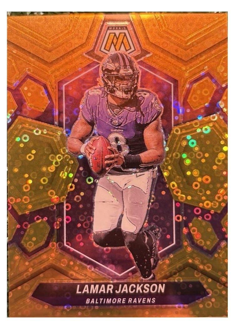 2024 Panini Mosaic Base Set Lamar Jackson #15 card