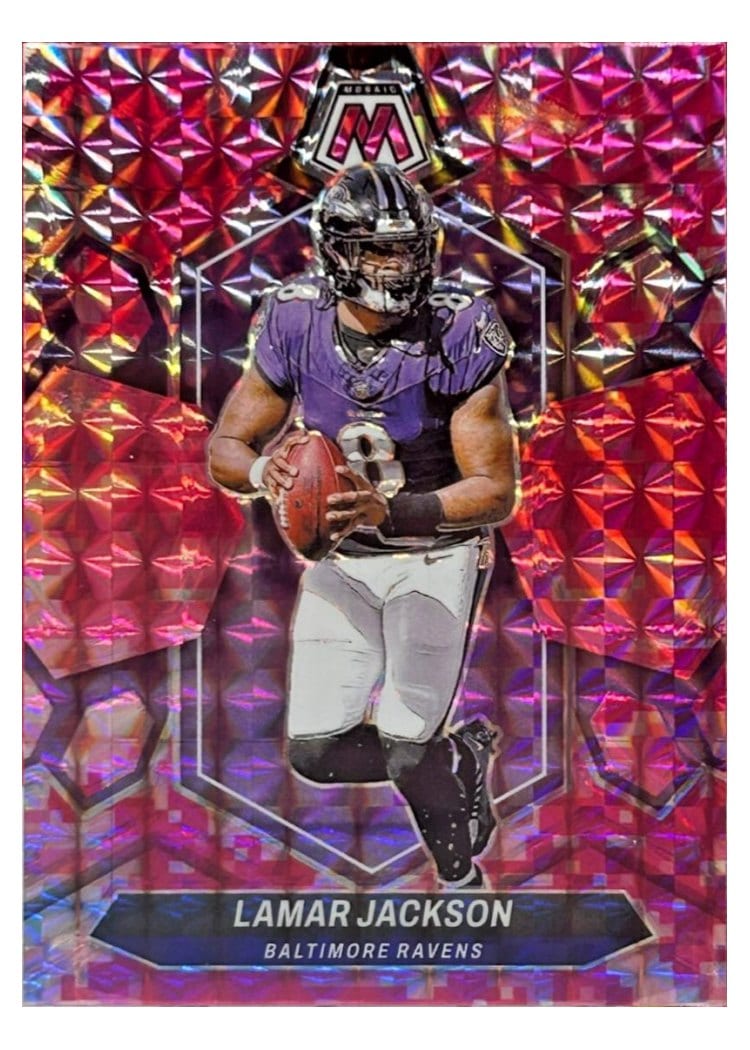 2024 Panini Mosaic Base Set Lamar Jackson #15 card