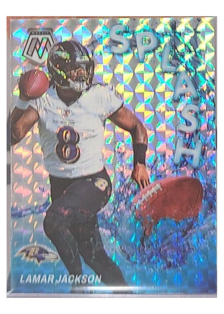 2024 Panini Mosaic Splash Mosaic Lamar Jackson #SS-LJN card