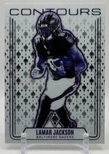 2024 Panini Phoenix Contours Lamar Jackson #CON-LJN card