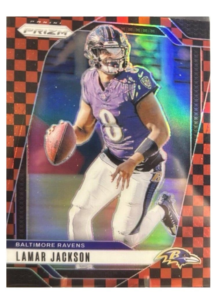 2024 Panini Prizm Base Set Lamar Jackson #19 card
