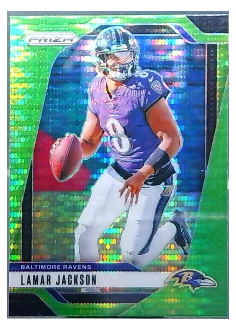2024 Panini Prizm Base Set Lamar Jackson #19 card