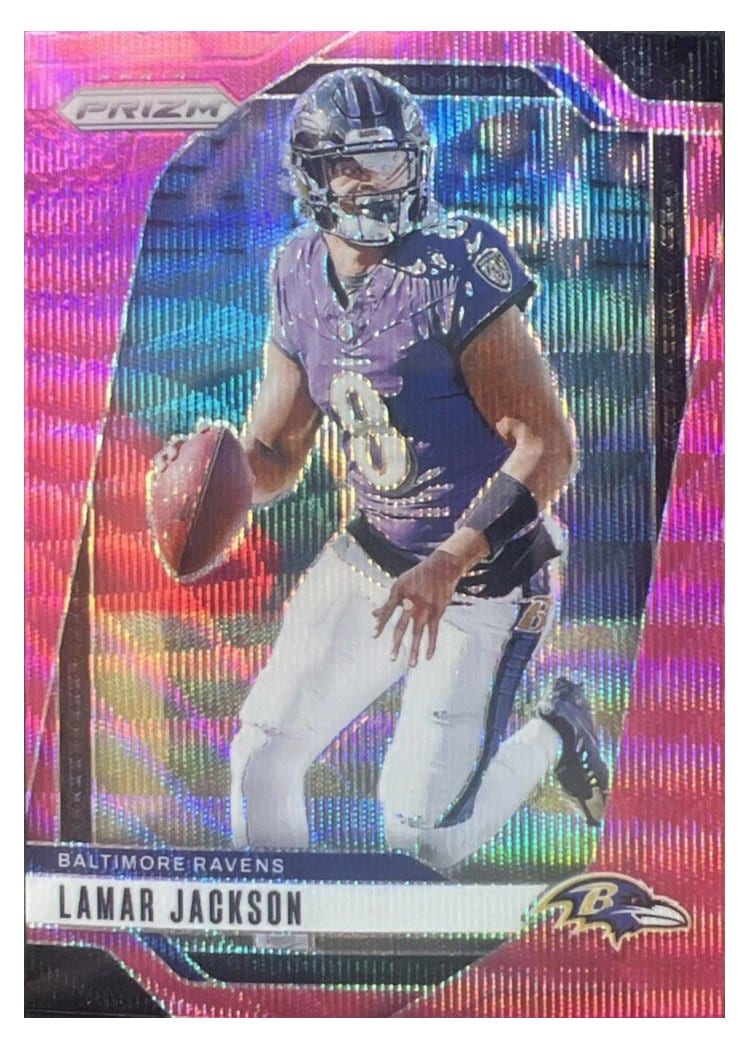 2024 Panini Prizm Base Set Lamar Jackson #19 card