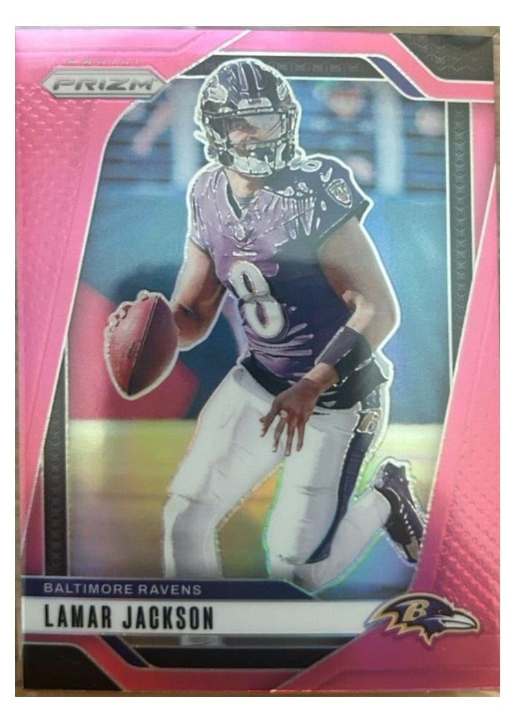 2024 Panini Prizm Base Set Lamar Jackson #19 card