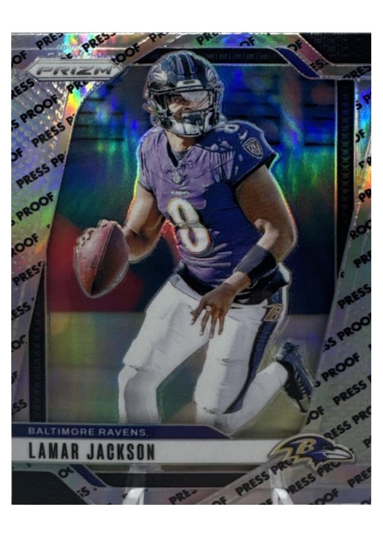 2024 Panini Prizm Base Set Lamar Jackson #19 card