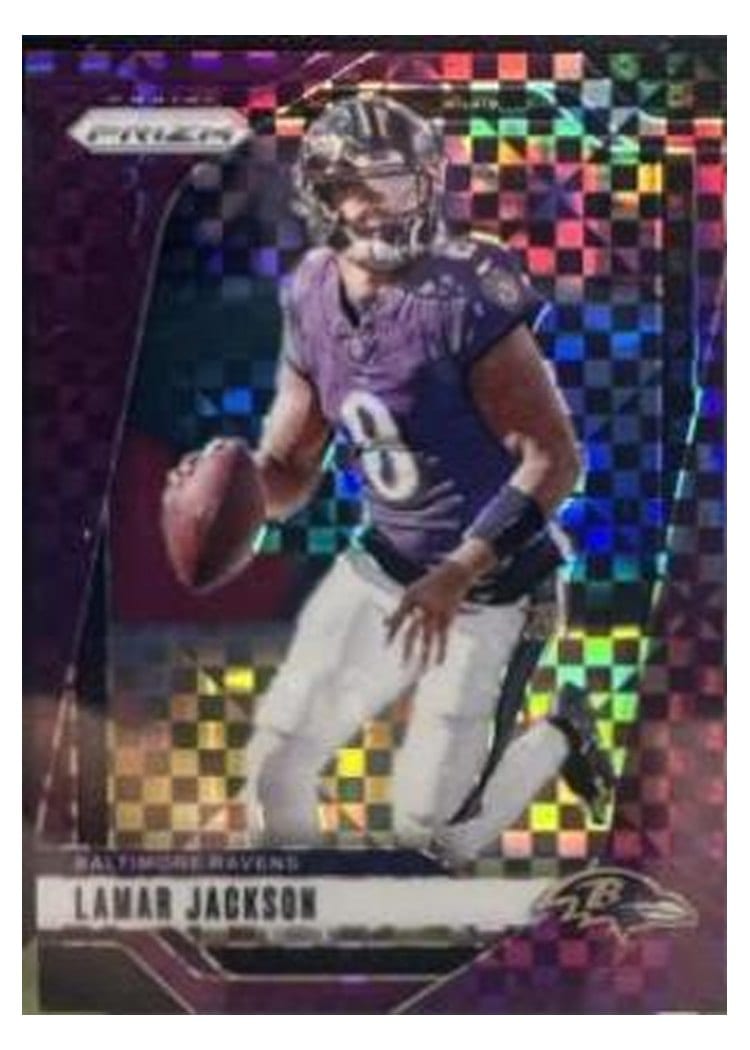 2024 Panini Prizm Base Set Lamar Jackson #19 card