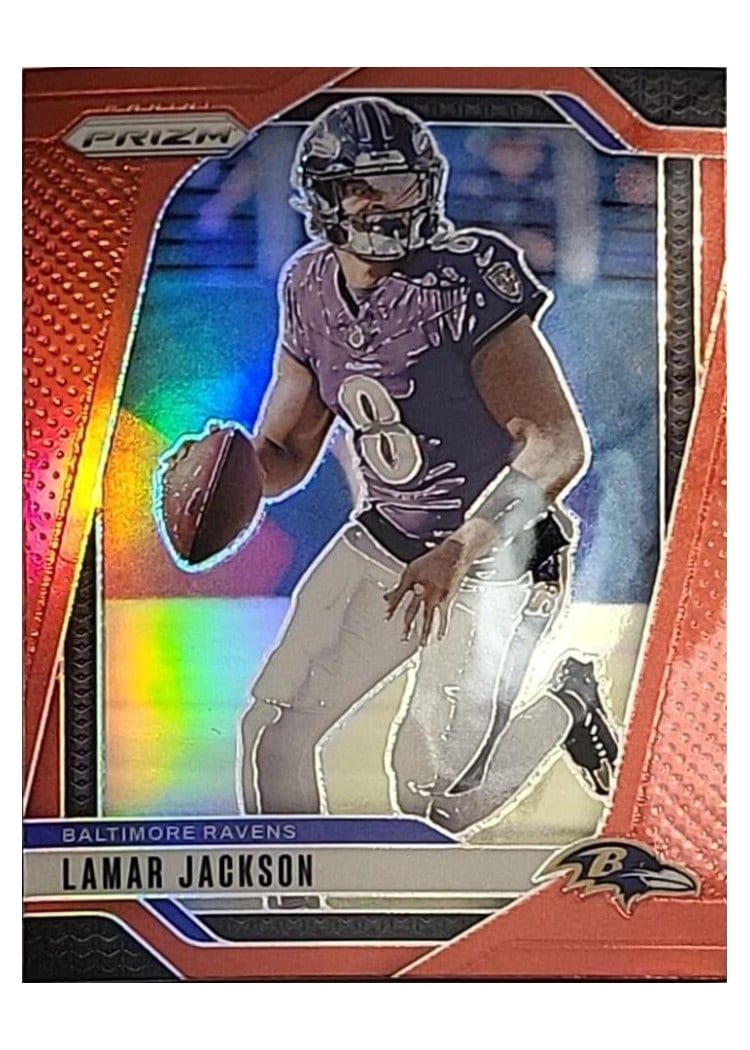2024 Panini Prizm Base Set Lamar Jackson #19 card