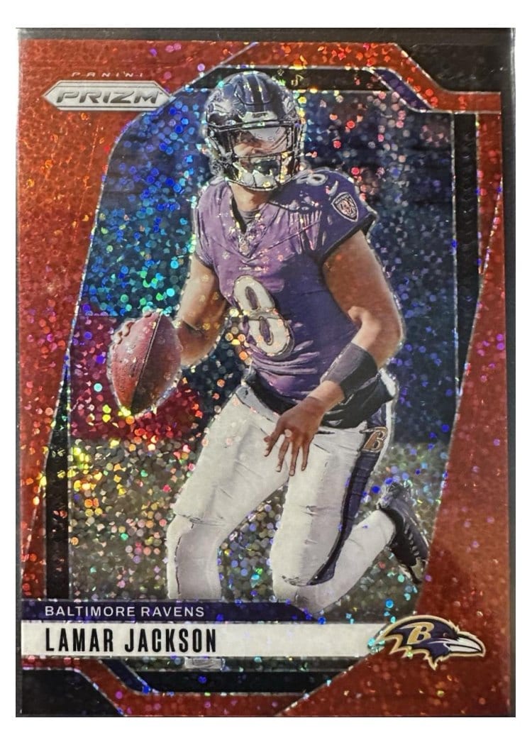 2024 Panini Prizm Base Set Lamar Jackson #19 card