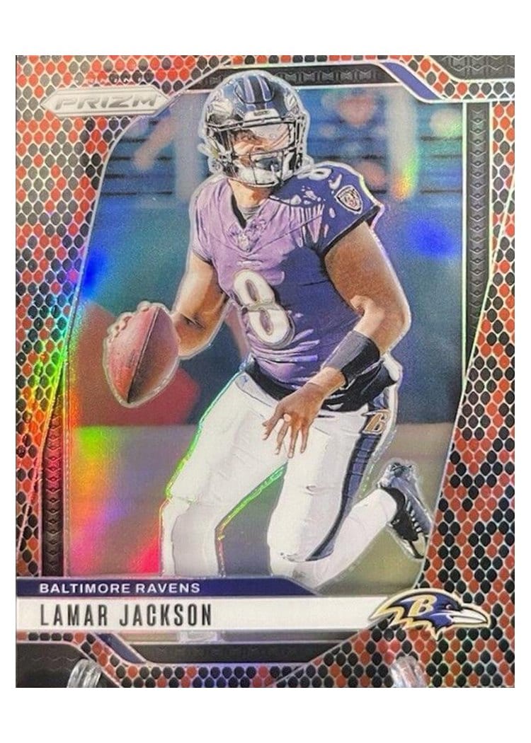 2024 Panini Prizm Base Set Lamar Jackson #19 card