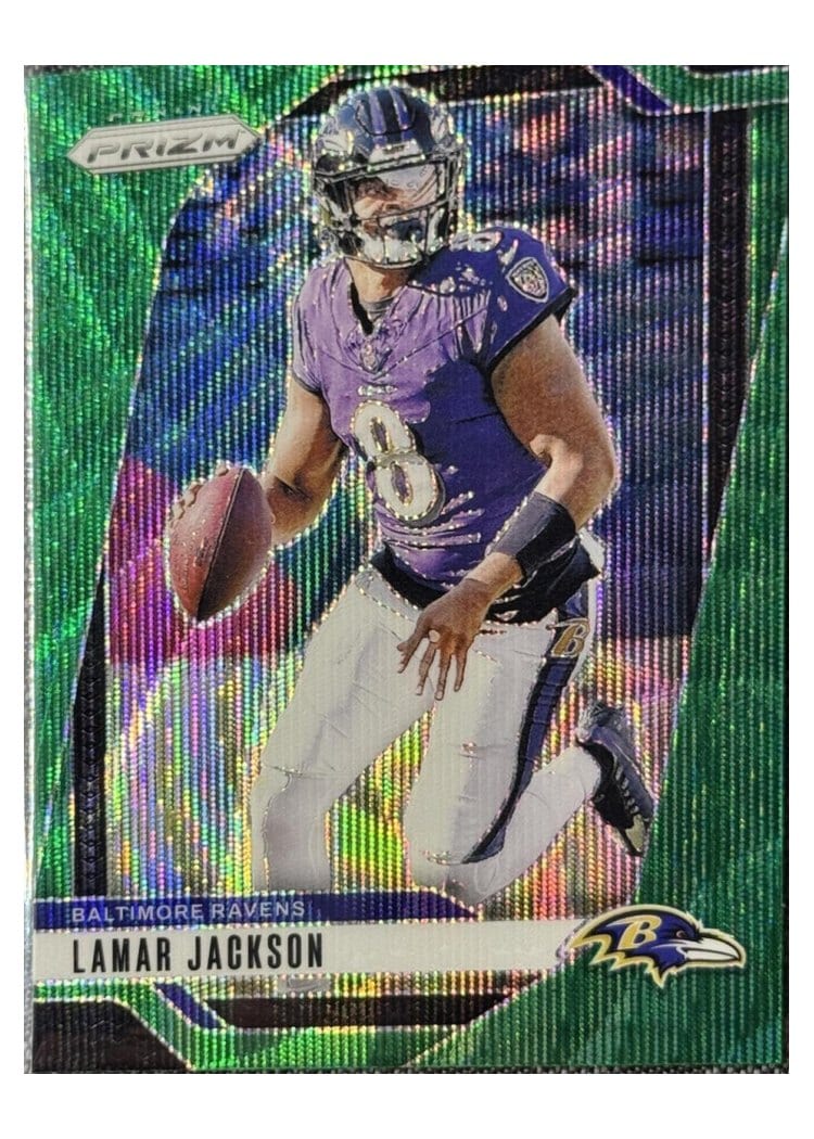 2024 Panini Prizm Base Set Lamar Jackson #19 card