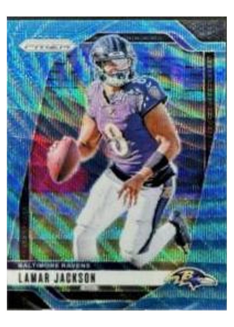 2024 Panini Prizm Base Set Lamar Jackson #19 card