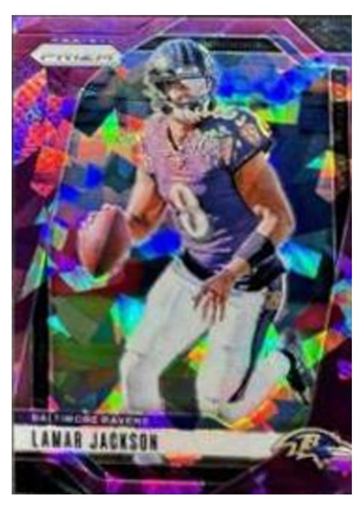 2024 Panini Prizm Base Set Lamar Jackson #19 card
