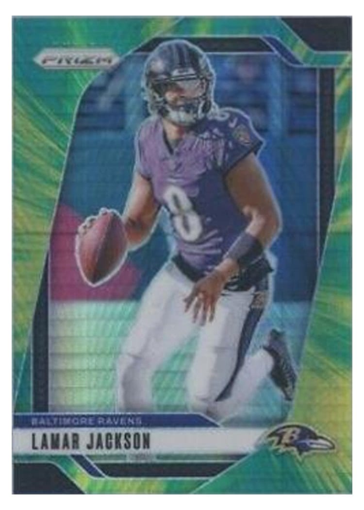 2024 Panini Prizm Base Set Lamar Jackson #19 card