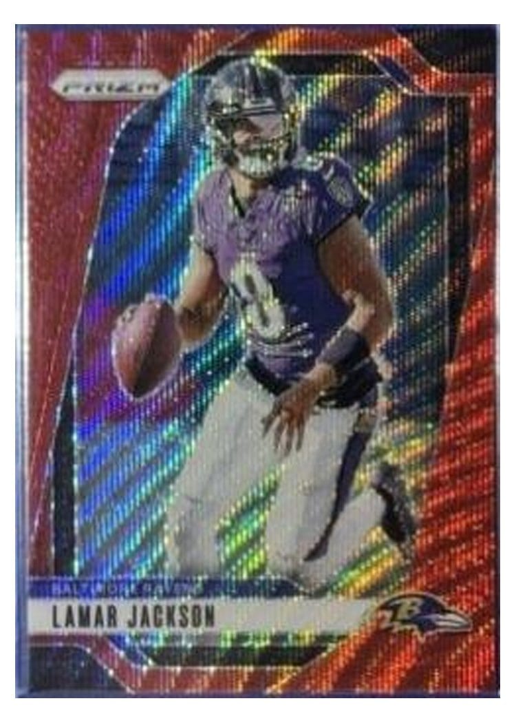 2024 Panini Prizm Base Set Lamar Jackson #19 card