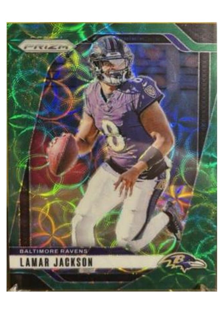 2024 Panini Prizm Base Set Lamar Jackson #19 card