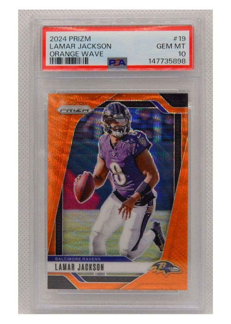 2024 Panini Prizm Base Set Lamar Jackson #19 card