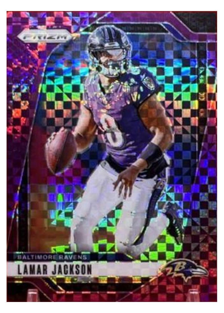 2024 Panini Prizm Base Set Lamar Jackson #19 card