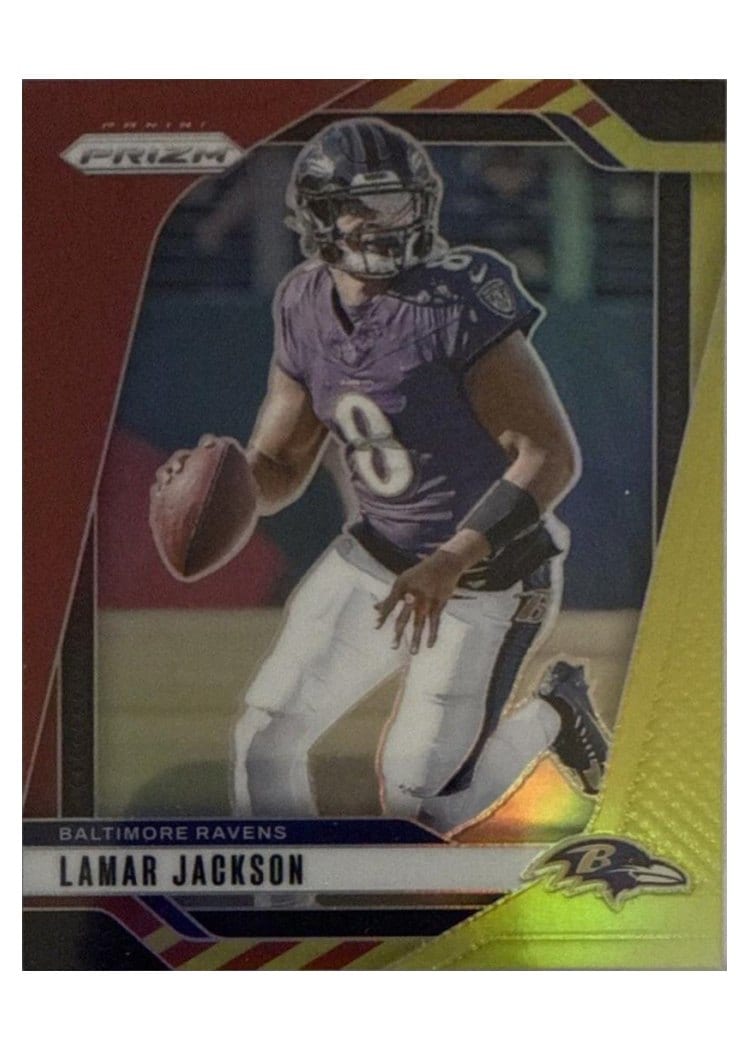 2024 Panini Prizm Base Set Lamar Jackson #19 card