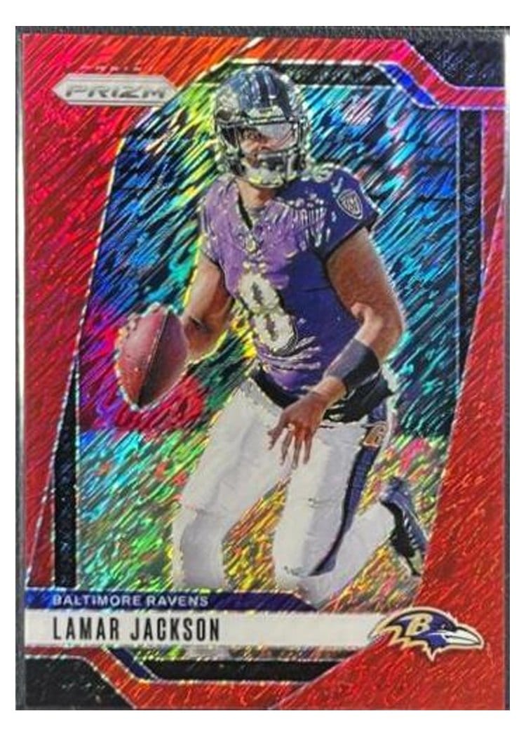 2024 Panini Prizm Base Set Lamar Jackson #19 card