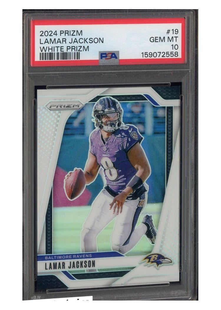 2024 Panini Prizm Base Set Lamar Jackson #19 card