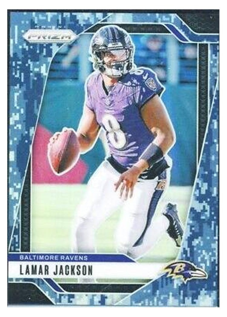 2024 Panini Prizm Base Set Lamar Jackson #19 card