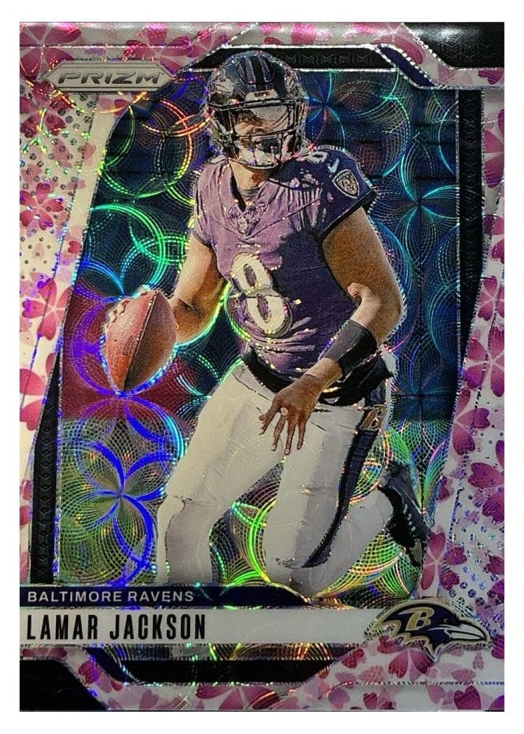 2024 Panini Prizm Base Set Lamar Jackson #19 card