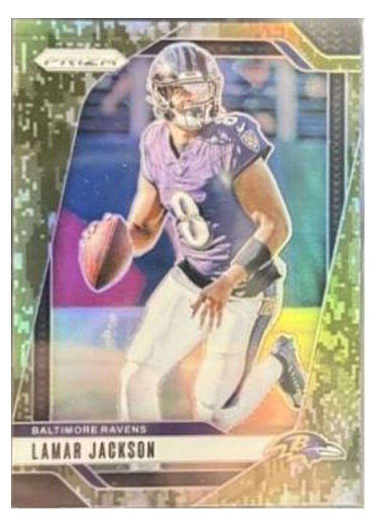 2024 Panini Prizm Base Set Lamar Jackson #19 card
