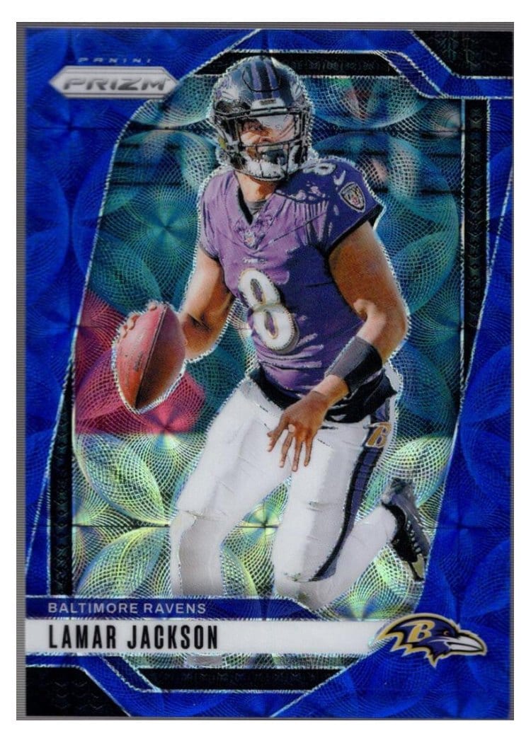 2024 Panini Prizm Base Set Lamar Jackson #19 card