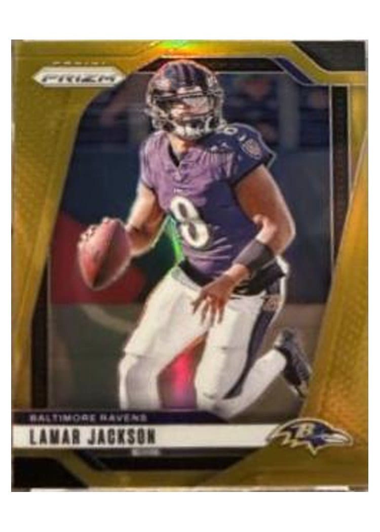 2024 Panini Prizm Base Set Lamar Jackson #19 card