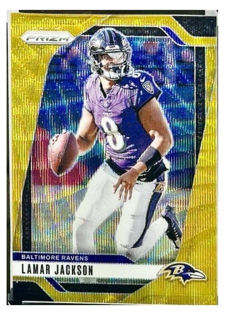 2024 Panini Prizm Base Set Lamar Jackson #19 card
