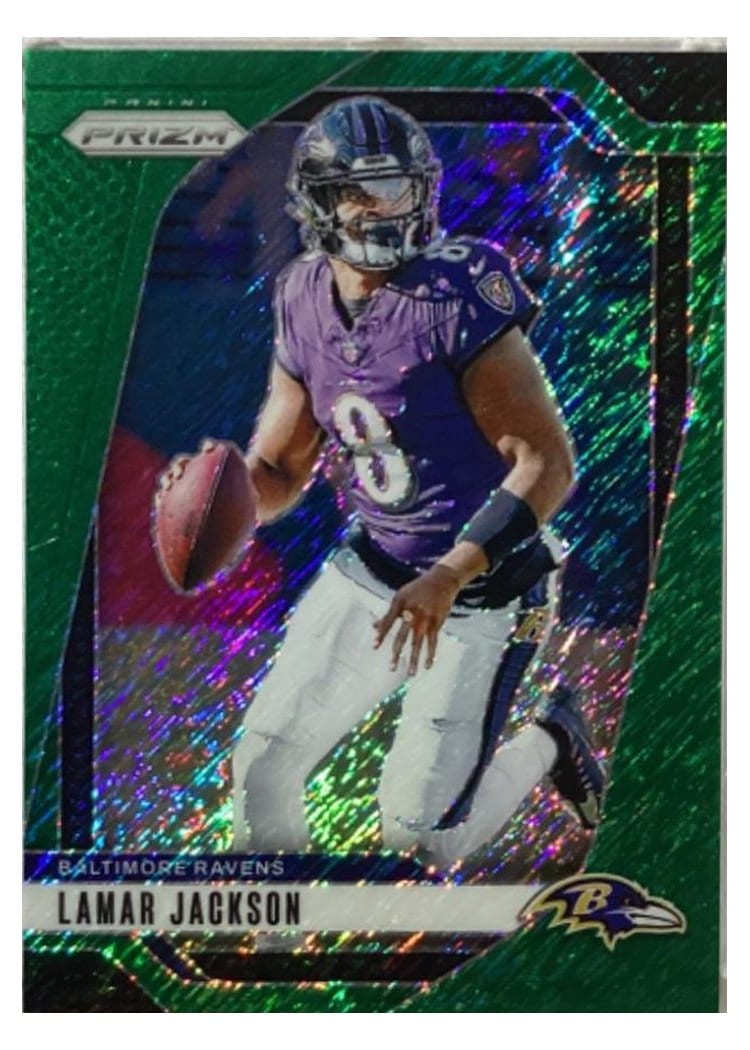 2024 Panini Prizm Base Set Lamar Jackson #19 card